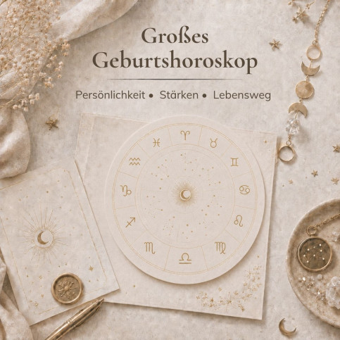Großes persönliches Geburtshoroskop per Email