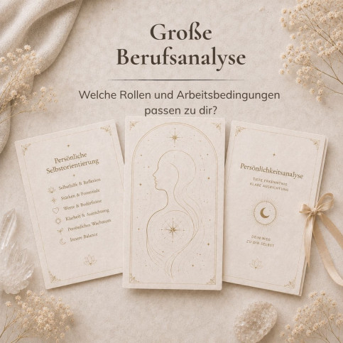Grosse Berufsanalyse - Emailberatung